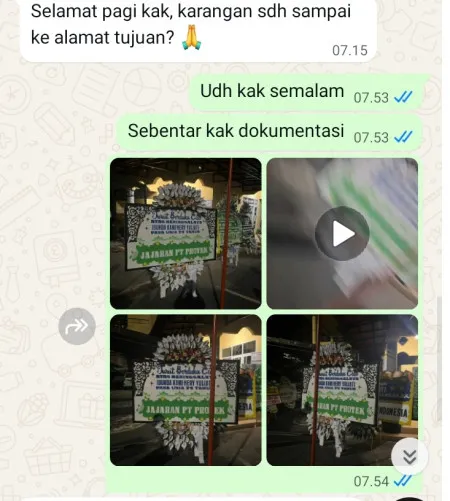 Pengiriman Papan Bunga Selamat Keyongan Gabus