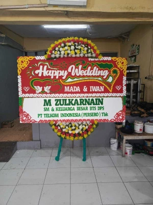 Papan Bunga di Keyongan Gabus