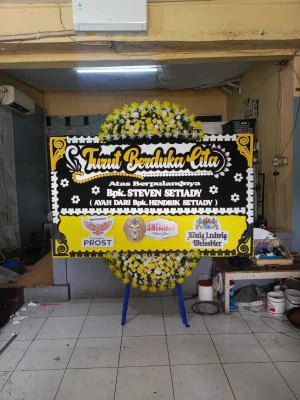 Papan Bunga di Keyongan Gabus
