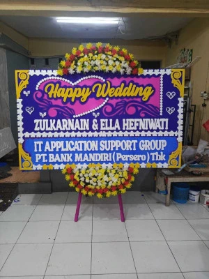 Papan Bunga di Keyongan Gabus